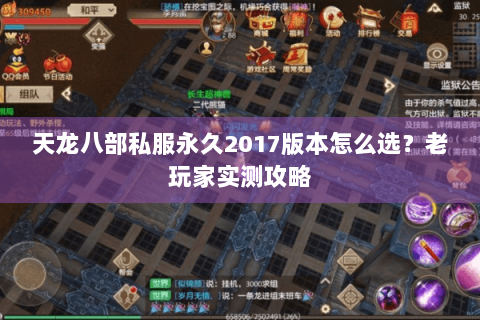 天龙八部私服永久2017版本怎么选？老玩家实测攻略