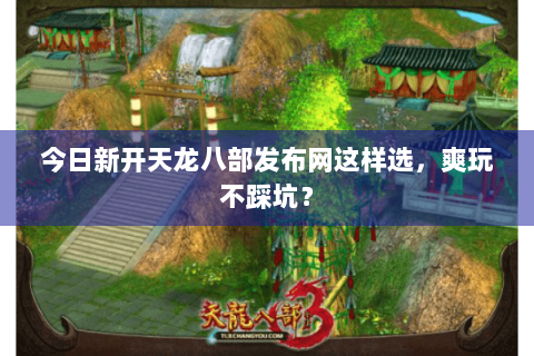 今日新开天龙八部发布网这样选，爽玩不踩坑？