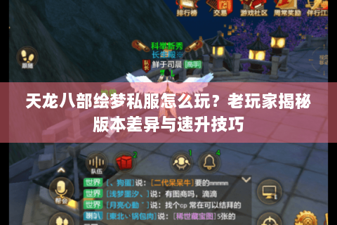 天龙八部绘梦私服怎么玩？老玩家揭秘版本差异与速升技巧