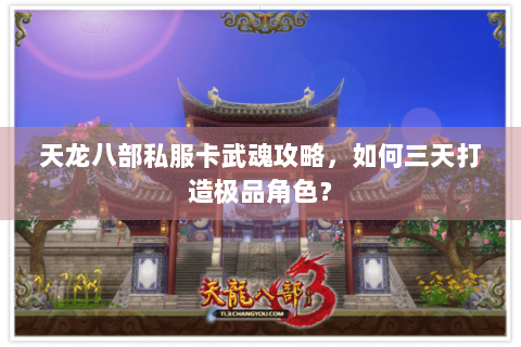 天龙八部私服卡武魂攻略，如何三天打造极品角色？