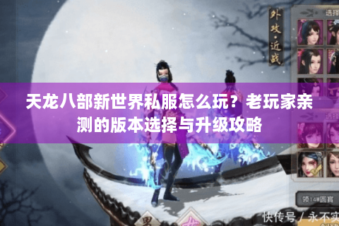 天龙八部新世界私服怎么玩？老玩家亲测的版本选择与升级攻略