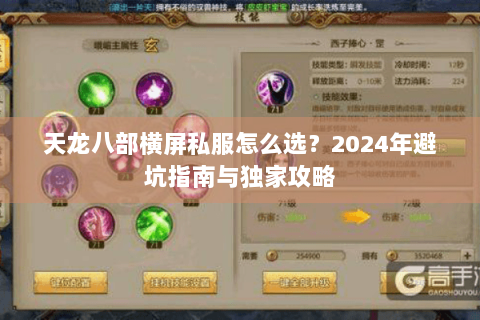 天龙八部横屏私服怎么选？2024年避坑指南与独家攻略