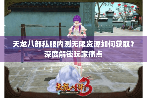 天龙八部私服内测无限资源如何获取？深度解锁玩家痛点
