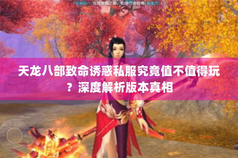 天龙八部致命诱惑私服究竟值不值得玩？深度解析版本真相