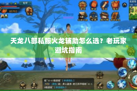 天龙八部私服火龙辅助怎么选？老玩家避坑指南