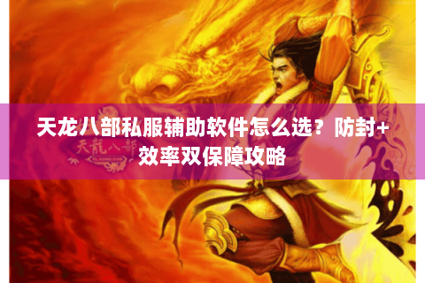 天龙八部私服辅助软件怎么选？防封+效率双保障攻略
