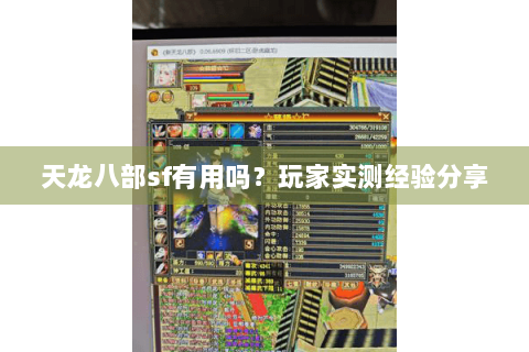 天龙八部sf有用吗？玩家实测经验分享