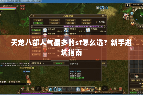 天龙八部人气最多的sf怎么选？新手避坑指南