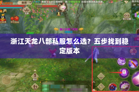 浙江天龙八部私服怎么选？五步找到稳定版本