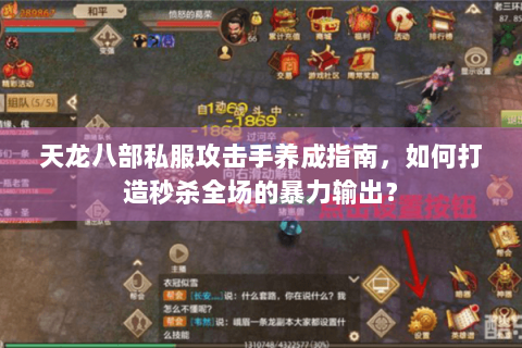 天龙八部私服攻击手养成指南，如何打造秒杀全场的暴力输出？