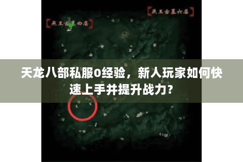 天龙八部私服0经验，新人玩家如何快速上手并提升战力？