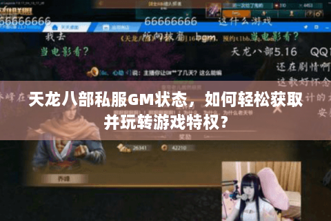 天龙八部私服GM状态，如何轻松获取并玩转游戏特权？