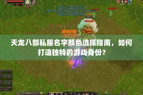天龙八部私服名字颜色选择指南，如何打造独特的游戏身份？