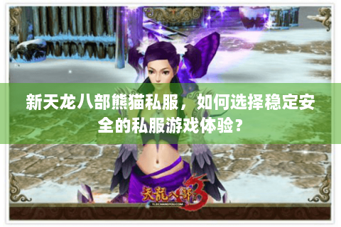 新天龙八部熊猫私服，如何选择稳定安全的私服游戏体验？