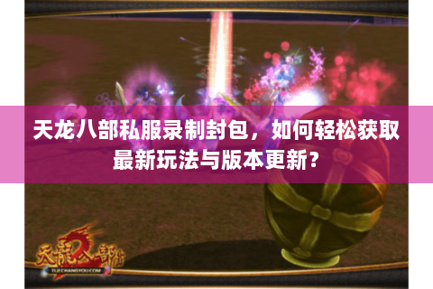 天龙八部私服录制封包，如何轻松获取最新玩法与版本更新？