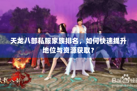 天龙八部私服家族排名，如何快速提升地位与资源获取？